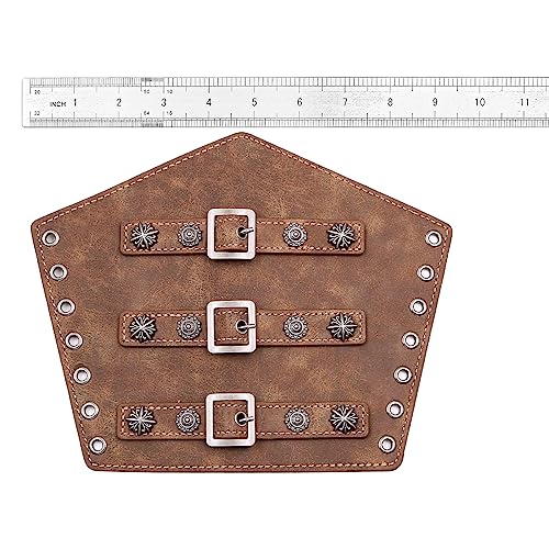 Sea 1 Paar Viking Style Wrist Guards Viking kostuum Middeleeuwse Vintage Knight Wrist Guard voor theatervoorstellingen Cosplay 4