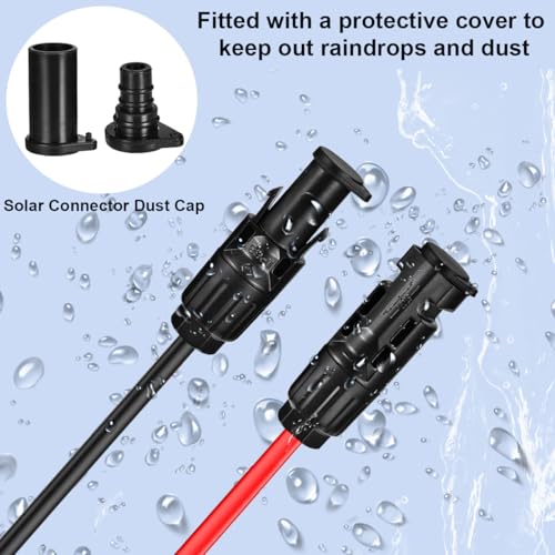 XT60i naar Solar Module Adapter, 10 AWG naar XT60i Plug, XT60i Extension Cable voor Solar Generator, Portable Power Station, Solar Panels (0,6m) 5