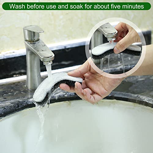 12 st Filter Sponge Kat Fontein, Zachte Voorfilter Sponge Arc-vormige Waterfontein Filters Vervanging Pet Kat Fontein Filter Vervangen voor Clear Cat Fountain Hond Water Dispenser 5