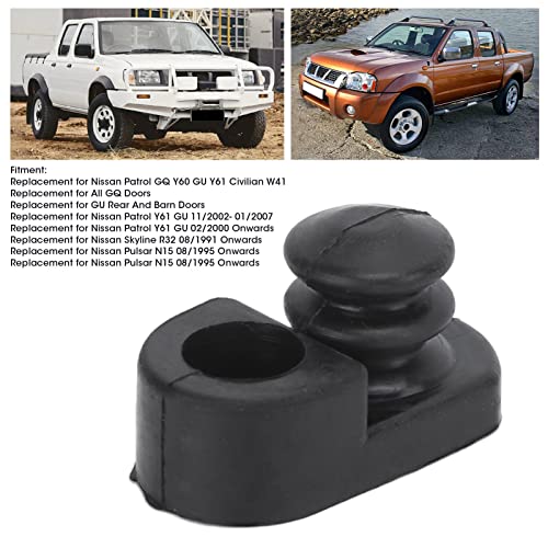 Auto deurschakelaar kap, Rubber interieur deurschakelaar hoes 253685L300 Autodelen Vervanging voor GQ Y60 GU Y61 civiele W41 Deuren en deur accessoires Deuren en deur 4