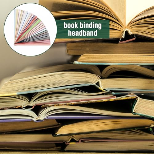 26 st Boek bindende hoofdband, 26 kleuren Boek bindende kits voor beginners Boek bindende kleding katoen boek bindende einde Bands 26 kleuren boek bindende kits voor beginners boek bindende decoratie 4