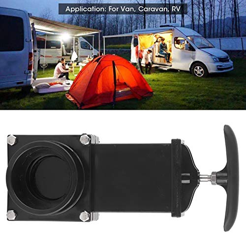 Twist-On Afvalventiel, 50mm RV Afvoerentiel Dump Afval Riool ABS Ventiel voor Outdoor Accessoires voor Caravan 3