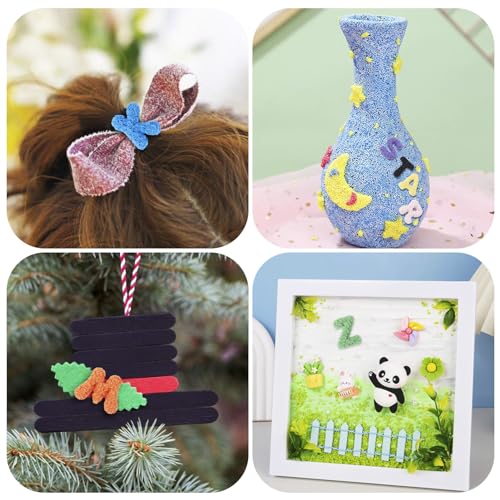 26 st Letter A-Z Cabochons Set Kleurrijke Alphabet Plat Terug Laatste&Flower Sticker Collection 3D Letter Cabochons voor DIY Art Crafts Scrapbooking Decoratie 3