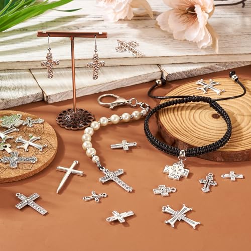 Tibetaanse Style Legering Charms Hangers voor armband ketting sieraden maken, Niet-precious Metaal, niet-edel metaal