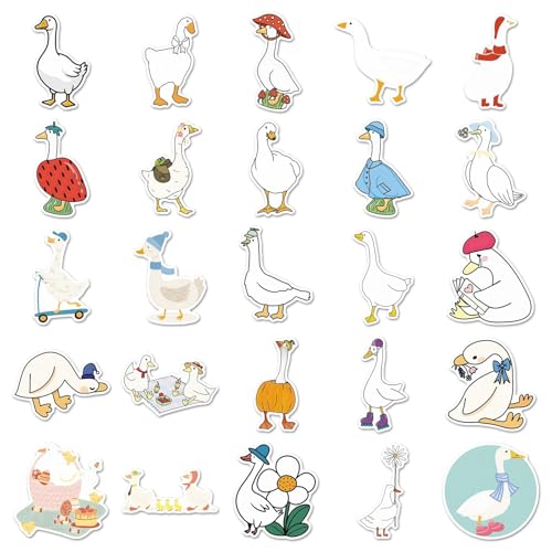 Goose Stickers voor tieners en volwassenen, Pack van 50, Goose Waterproof Vinyl Stickers Set, Auto, Motorfiets, Fiets, Skateboard, Snowboard, Bagage, Laptop, Koffer, Helm, Motorfiets, Computer 4
