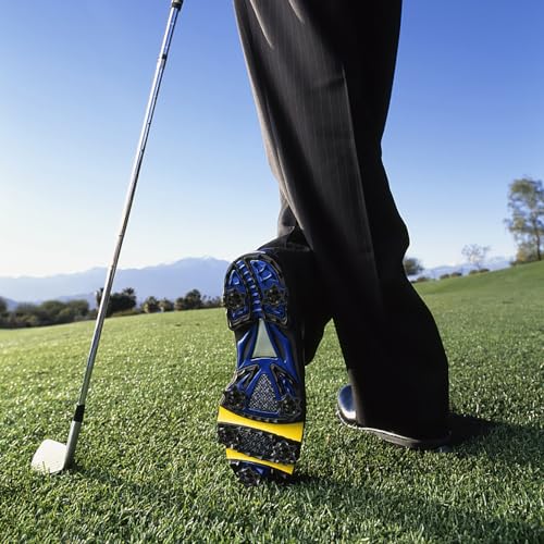 Verpakking van 16 Golf Spikes - Bulk schoenen met tandheelkundige spikes, gemakkelijke Golf Schoen Installatie Kit (zwart) 3
