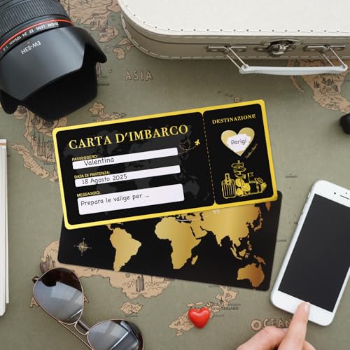 Set van 2 instappassen, Aanpasbaar in het Italiaans, met Envelop 3