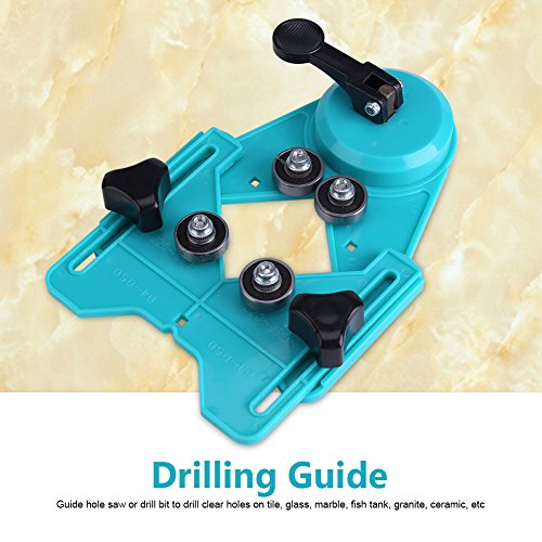 4mm-80mm Hole Finder verstelbare Boor Bit Keramische / Glas / Marmer Hole Saw Guide Sucker Base Locator 3