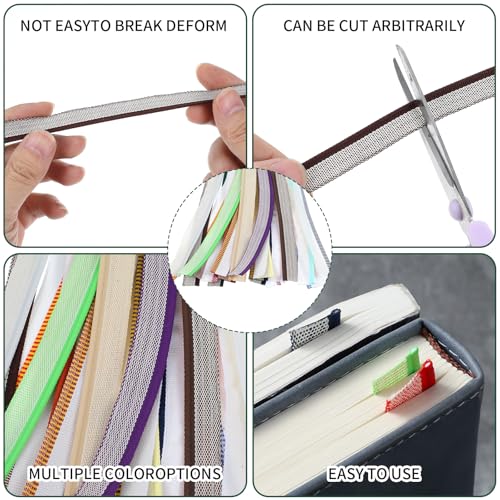 26 st Boek bindende hoofdband, 26 kleuren Boek bindende kits voor beginners Boek bindende kleding katoen boek bindende einde Bands 26 kleuren boek bindende kits voor beginners boek bindende decoratie 3