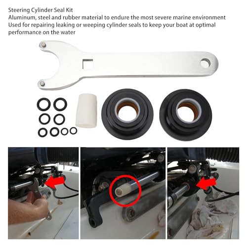 Seal Kit voor cilinders, frontassemblage Hydraulische Stuurcilinder Seal Kit High Performance voor SeaStar HC5345 HS5157 4