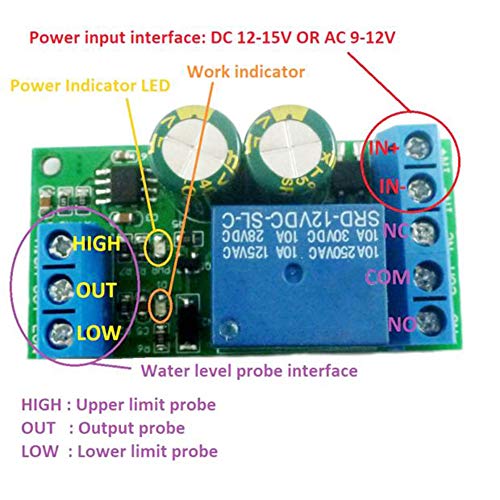 LC55B01 LC55B01 AC/DC12V 30A Water Level Controller, Automatische Liquid Control Switch, Waterniveau, Automatische Relaxer, voor Aquarium 3