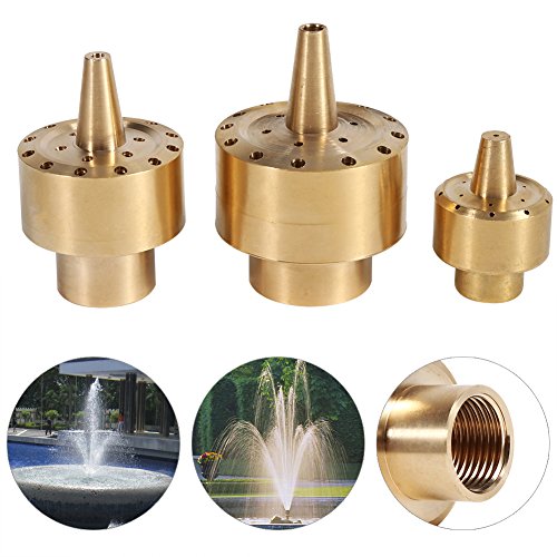 Brass Cluster Fontein Sprinkler Vijversproeiers Fontein Sprinkler Watersproeiers voor Tuinvijver Attractiepark Museum Bibliotheek (2) 4