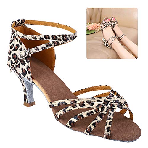 Latin Shoes Ballroom Schoenen geïmporteerd Satin Stof Meisjes Latijn Dansschoenen Modieus en klassiek 5