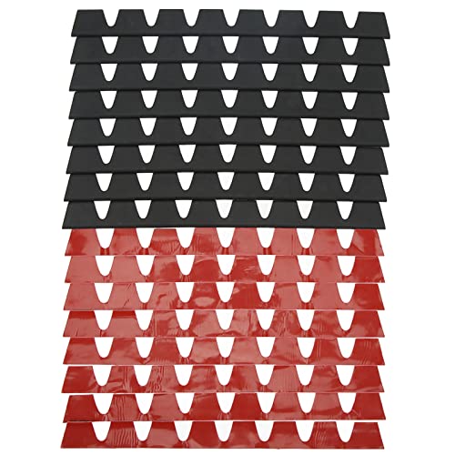 8-Piece set voor Bumper Scrape Guards, Rubber Black Universele Bumper Anti Scratch Beschermer