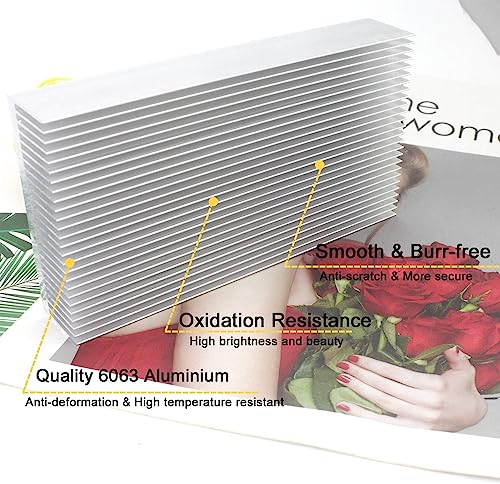 1pc Aluminium Heatsink Heat Sink Koeling voor Led versterker Transistor IC Module High Power Transistor Semiconductor Devices 5