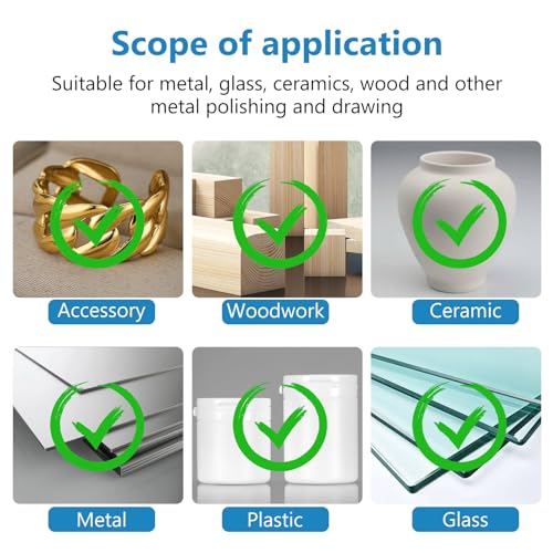 Verpakking van 2 150 mm Polishing Disc, Katoenen Kleding Polishing Schijven voor Bankschuurgereedschappen, Bank Buffers, Roestvrij staal, Chrome (Wit, 50 lagen) 4