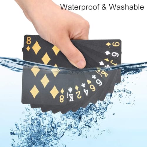 Black Diamond Plastic Poker Card spel - Perfect voor feest en spel 3