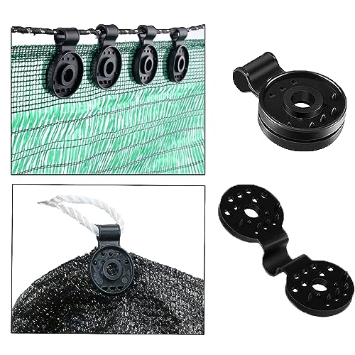 Forlush 30st Plastic Fence Clips, met Eyelet Shade Net Clip, Shade Net Clip, Clips voor het bevestigen van Windbreak Sails voor Hences 5