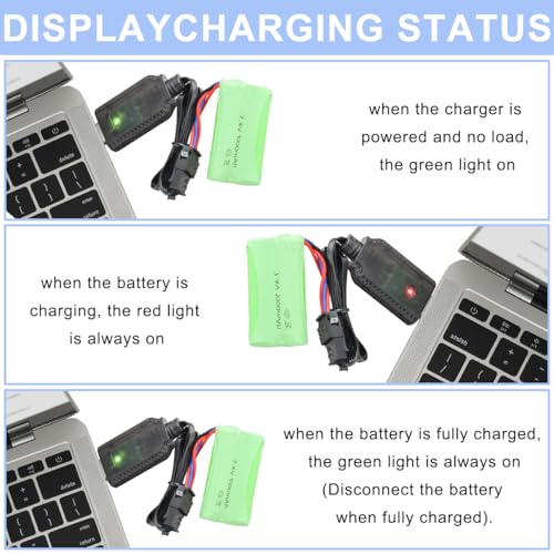4st SM-4P 7.4V naar USB-oplaadkabel, 2S 7.4V USB-oplaadkabel met SM-4P-plugplug voor LiPo-oplader, RC-auto, boot, drone, speelgoed 5