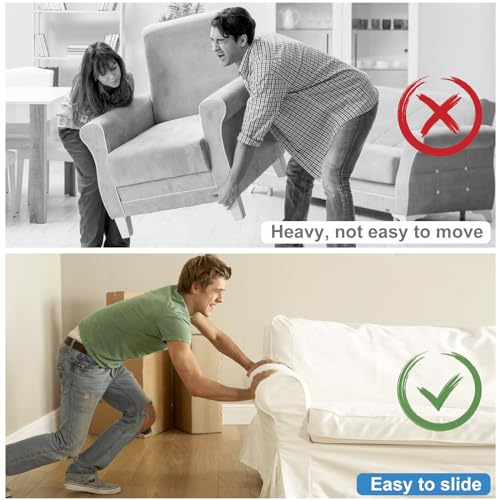 Verpakking van 20 Chair Gides Nagels Meubels Glijstukken Plastic Tapijt Glijstukken Zware Meubels Tapijt Glijstukken Vloerbescherming Glijstukken met Nagel Meubels Glijstukken 25mm Meubels Glijstukken 4