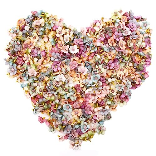 100 st Artificial Daisy Flower Heads Small Silk Daisy Flowers Multicolor Faux Flowers Heads for DIY Wreath Craft Party 4