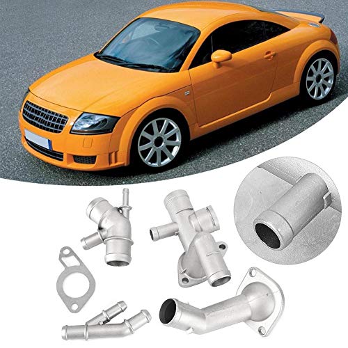 Motorkoeler Flange Kit Fit voor MK4 1,8T 2000-2005, 4Pcs/Set aluminium koelslang Flange, OE:06A121132A 4