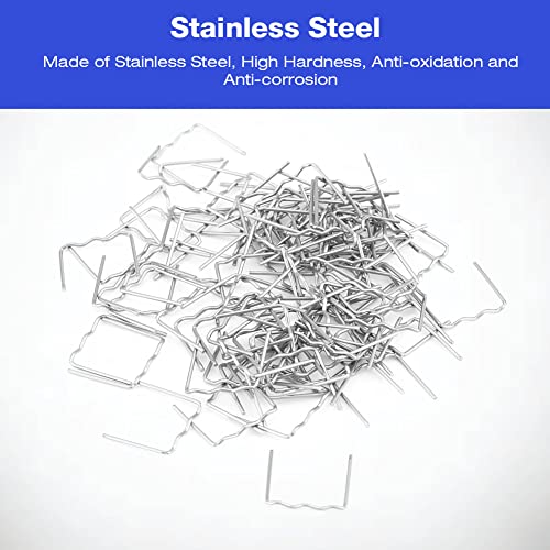 Hot nietjes 100 st 0,8mm Nietjes Laswagen Bumper Reparatie Pre Cut Body Plastic Tool Kit 3 soorten beschikbaar (S Style Pieces)-Plastic Nietjes 0 8 3