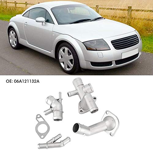 Motorkoeler Flange Kit Fit voor MK4 1,8T 2000-2005, 4Pcs/Set aluminium koelslang Flange, OE:06A121132A 3