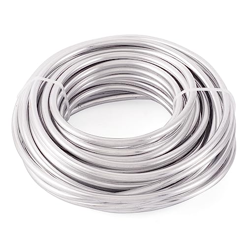 33 Voet aluminium draad 5mm metaal ambachtelijke draad voor DIY handmatige dokter sieraden maken (zilver)