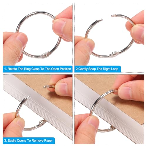 8 x 12 inch 160GSM Losse Leaf Sketchbook, 150 Pagina's 75 Vellen Navulbare Dikke Spiraal Sketchbook voor Tekening Schilderen Art Journal 4