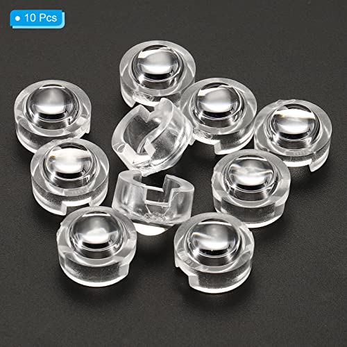 13 mm LED Convex Lens, 10 stuks, 15 graden Beam Hoek, Acryl LED, Optic, Convex, Convex, Condensator Lens voor 1W, 3W, LED, Infrarood kralen, Transparant 3