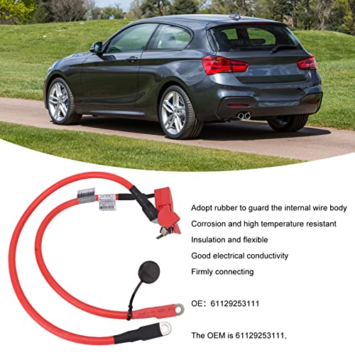 Auto Batterijbeschermingskabel, 61129253111 Isolatie Flexibele Auto Batterij Vervanging Kabel voor 1-serie Hatchback F20 2011-2015 5