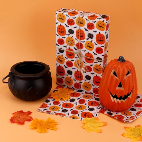 30 vellen Halloweenpapier, 35x50cm Gedrukt met pompoenpapier en cadeaupapier voor Halloween feestdecoraties 4