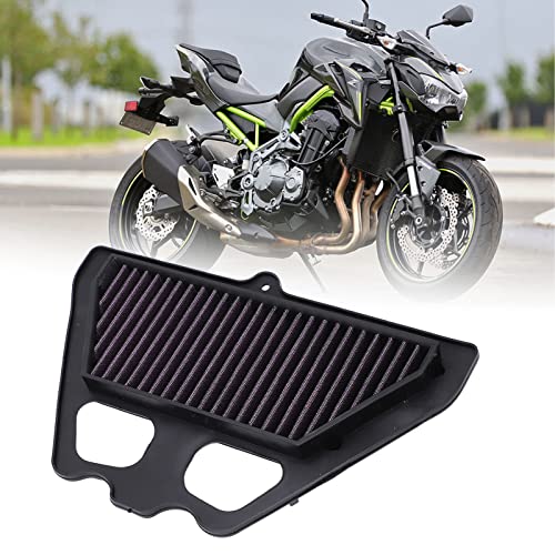 Motorfiets Air Filter, Motorfiets Air Filter High Flow Engine Protection Air Intake Cleaner voor Z900 ZR900 2017-2021 5
