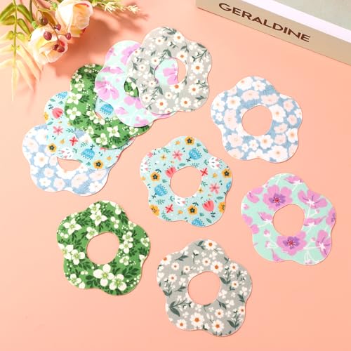 25 st Klevende Patches voor Dexcom G7, Waterdichte ademende Patches Bloemen Afdruksensor Covers Sweatproof Voorgesneden Monitor Patches Kleefband Stickers, Lange Duurzaamheid (Stijl 1) 3