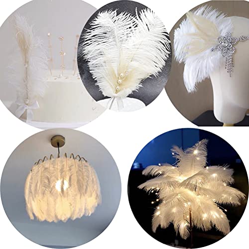 10st 30-35cm Natuurlijke Struisvogel Veren Boeket Veren voor ambachten, Ambacht Veren voor DIY Droom Catcher Accessoires, Home Decor, Kostuums, Tafel decoratie Bruiloft, Hoeden Kleding Decoratie