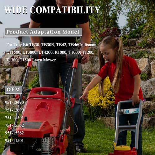 Oliefilter Brandstoffilter voor Troy Bit TB30, TB30R, TB42, TB46Craftsman LT1500, LT3800, LT4200, R1000, T1000, T1200, T1300, T1500 grasmaaier, vervanging voor 95112699 0 stuks 3