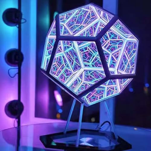 Dodecahedron Nacht Licht Dodecahedron Kleur Kunstmatig Licht Gaming Licht LED Nachtlamp voor kinderen kamer slaapkamer woonkamer bedzijde tafel 4