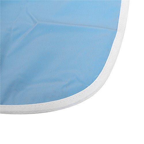Adult Bib Clothes Protector, Waterproof Eatingtime Bib Age Disability Aid Cook Dining Kleding Wasbaar (Blauw) 4