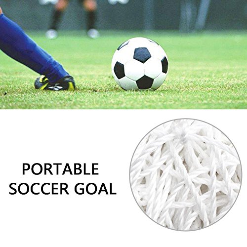 Voetbal Polyethyleen Training Post Net, Voetbal Target Net, Voetbal Vervanging Net Standaard Grootte 10 x 7 voet/15 x 7 voet/25 x 8 voet Vervanging voor Feilt (7,5m*2,5m) 3