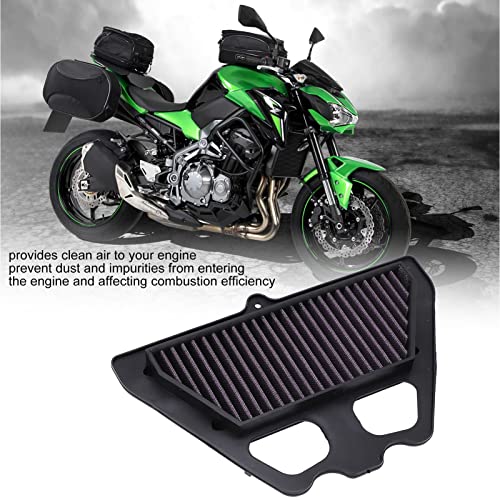 Motorfiets Air Filter, Motorfiets Air Filter High Flow Engine Protection Air Intake Cleaner voor Z900 ZR900 2017-2021 3