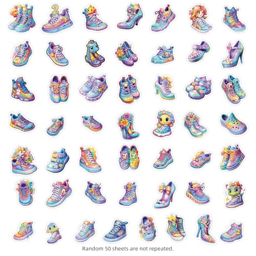 Schoenen Stickers Set Stickers Tieners Volwassenen 50 stuks Schoenen Waterdicht Vinyl decals auto motorfietsen Fiets Skateboard Snowboard Bagage Laptop Koffer Helm Motorfiets Computer