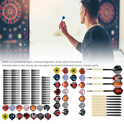 Darts Darts Vluchten Darts Shaft Darts Tips Veiligheid Dartboard set Veiligheid Darts instellen van zachte tip-darts Kit Soft Type Darts Duurzame Soft Tip Darts ingesteld voor Party Game Kids 4