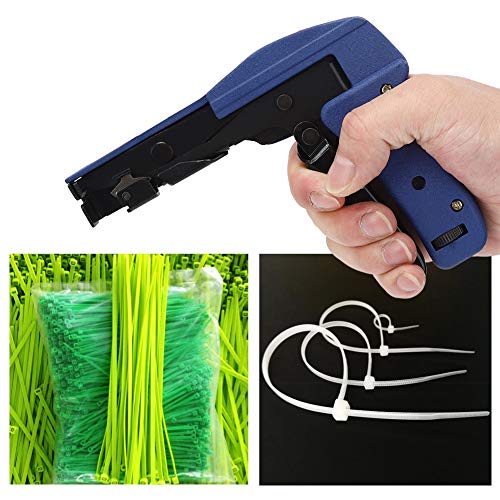 Elektrische Plastic Wreath Wire Kabel Tie Gun Blue Chrome Vanadium Alloy Steel Nylon Tie bevestigingsspanning Tools 3