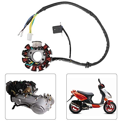 Ontsteking Stator Magneto Wire Coil, Magneto Ontsteking Stator, 11 Pool Coils Stator Magneto Generator Fit voor 150cc Gy6 Scooter Motors