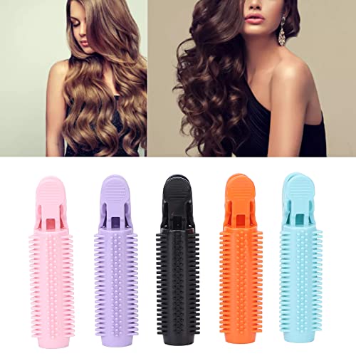 Volumizing Hair Root Clip, 10 st Natural Fluffy Hair Curlers Rollers Clips, Zelf Grip Root Volume Hair Curler Clip Hair Styling Tool, levendige kleuren voor dagelijkse haarverzorging 5