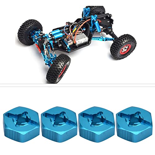 Rad Hex Adapter, 4 stuks ̈1cke Metall 7mm bis 12mm Rad Hex Hub Adapter f ̈1r RC Ersatzteil RC Auto Upgrade Teile 5