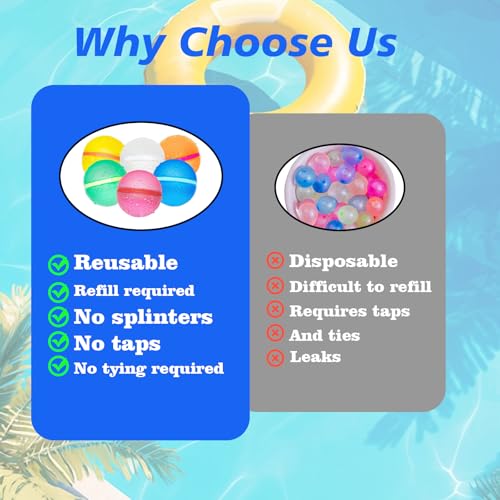 12 stuks waterbommen met automatische, magnetische waterbal, voor zwembad, strandfeest, zomer, waterpark 4