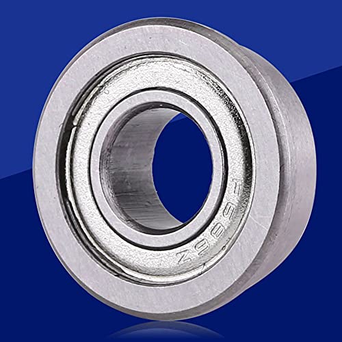 Lagers, F686ZZ Minimetaal Staal Dubbel afgeschermde Flange kogellagers 6 * 13 * 5mm 10 st. 3