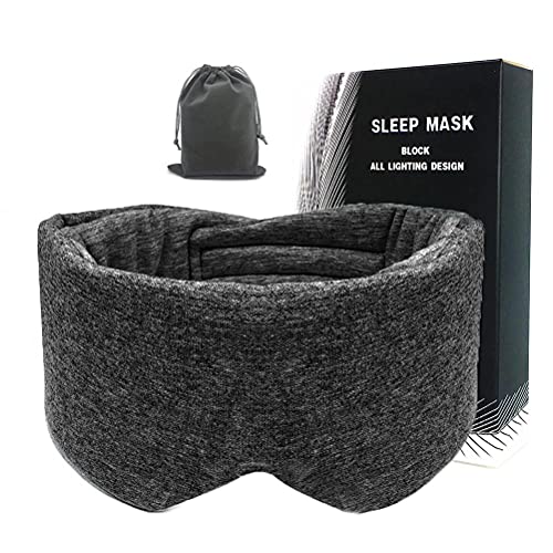 Handgemaakte katoenen slaapmasker blackout Comfortabele Eye Cover Comfortabele ademend verstelbaar